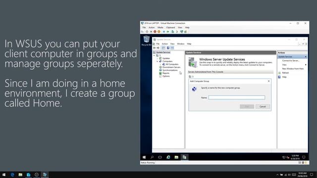 Configuring Windows Server Update Services in Workgroup Environment смотреть онлайн