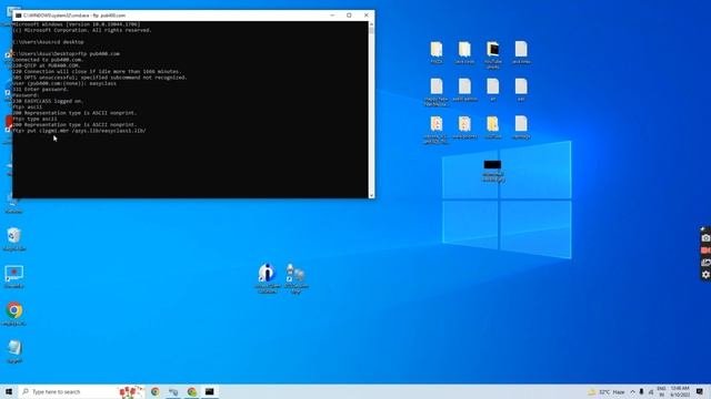 Uploading source member from Windows PC to IBM i using FTP смотреть онлайн