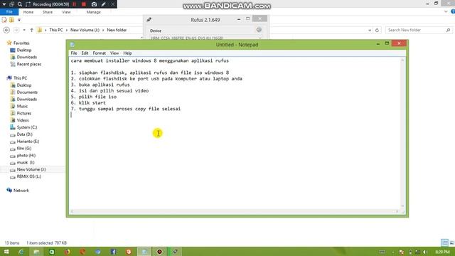 tutorial membuat installer windows 8 menggunakan aplikasi rufus смотреть онлайн