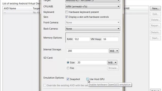 Android: Creación de dispositivos virtuales (AVD) смотреть онлайн