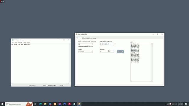 MAC Address Generator & Lookup Vendor Check MAC is Valid | C# смотреть онлайн