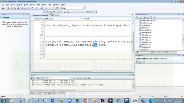 VB.net | Dialog Box | Open File Dialog | Rich Text Box | Athar Hashmi | Hindi | Urdu смотреть онлайн
