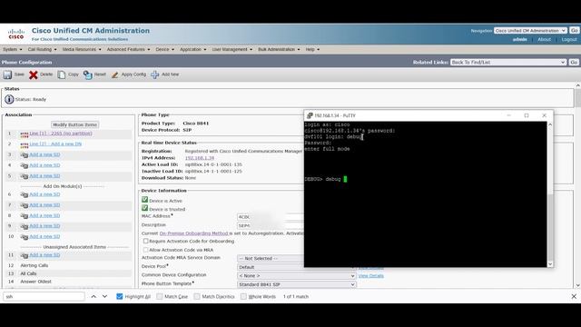 Generating a PRT for Cisco IP Phone that is registered to CUCM смотреть онлайн