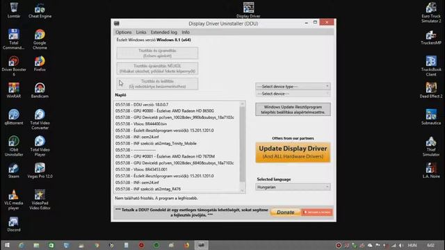 Pc Suli DDU Display Driver Uninstaller Biztonságos videó és audio illesztőprogram eltávolítás смотреть онлайн