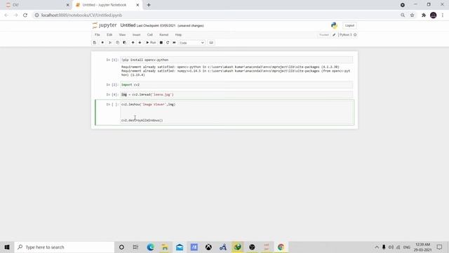 openCV || Image processing || Basics Operations || Reading an image ,destroy Windows etc.,Lecture-2 смотреть онлайн