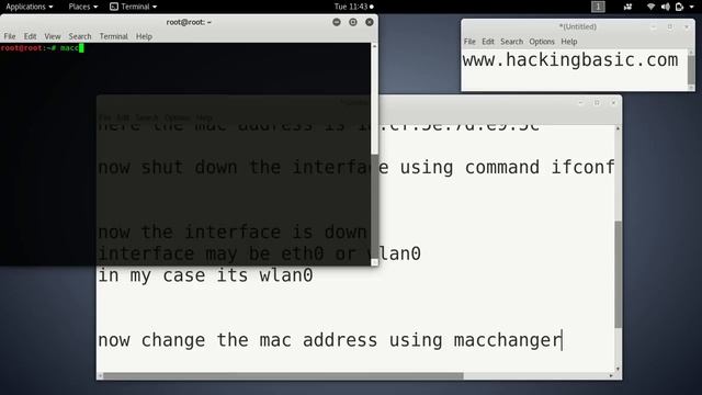 mac address changing in kali linux | macchanger tool in kali linux | changing mac address смотреть онлайн