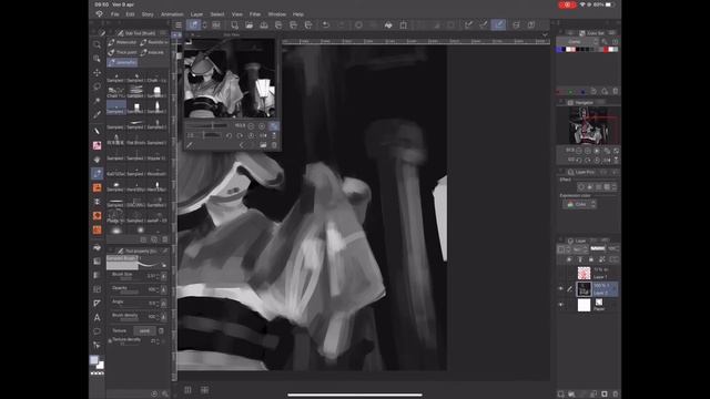 Speedpaint - Bon Odori Value Study [CLIP STUDIO PAINT] смотреть онлайн