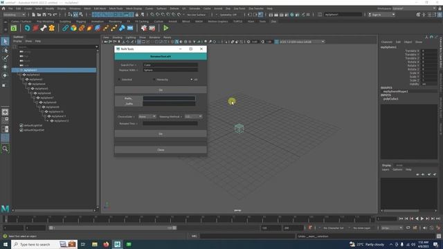 RenamerTool in Maya using Python смотреть онлайн