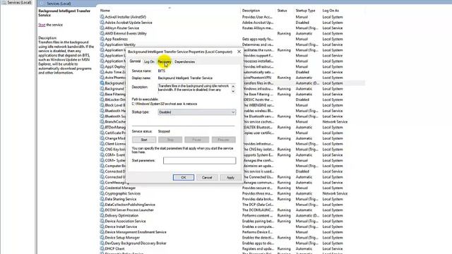 How to disable / Stop permanently Background Intelligent Transfer Service..? смотреть онлайн