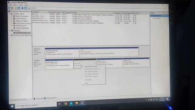 How to Create New Drive or New Volume in Windows 10 Computer(myanmar subtitle) смотреть онлайн