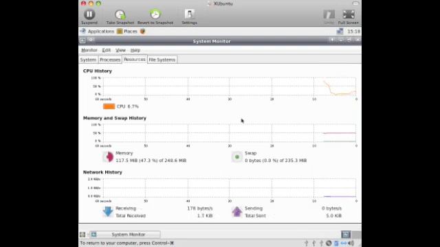 XUbuntu Linux running with 256Mb RAM смотреть онлайн