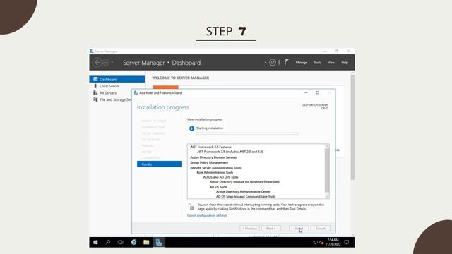 The step by step installation of Active Directory on Windows Server 2016 смотреть онлайн