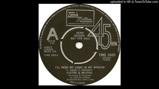 Caston & Majors - I'll Keep My Light In My Window смотреть онлайн