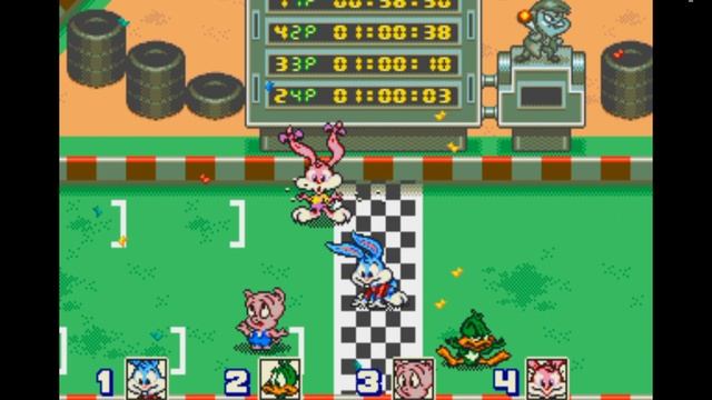 Sega. Tiny Toon. ACME. Obstaclecourse- one game vs Cpu, Montana hitting- one game vs Cpu. смотреть онлайн