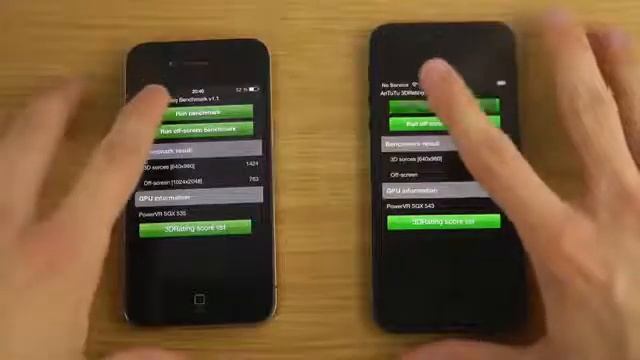 iPhone 4 iOS 7 Beta 5 vs iPhone 5 iOS 6 1 4 Benchmark Speed Performance Comparison Review962 смотреть онлайн