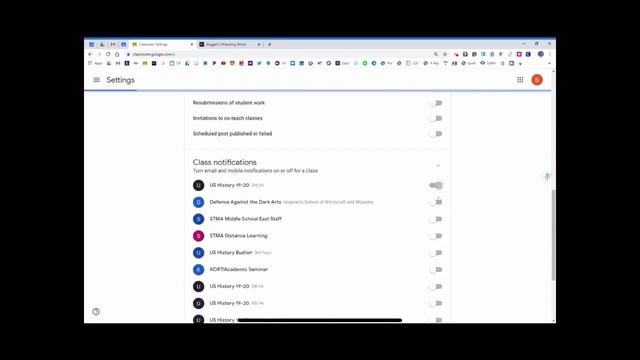 Google Classroom Notifications ON for PC смотреть онлайн