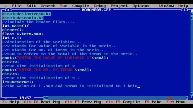 INTRODUCTION TO WHILE LOOP IN C++..{PROGRAM TO FIND THE SUM OF SERIE} смотреть онлайн