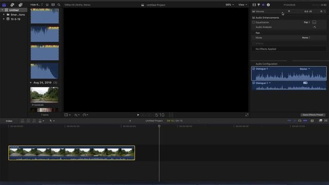 How to raise/lower audio levels in Final Cut Pro X смотреть онлайн
