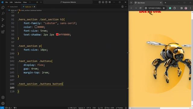 How To Make A Website Using HTML And CSS | Responsive Animated Website смотреть онлайн