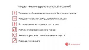 Ударно-волновая терапия тазобедренного сустава в клинике Стопартроз