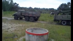 Перетягивание канат машинами Урал 4320 vs КрАЗ 255 (29)