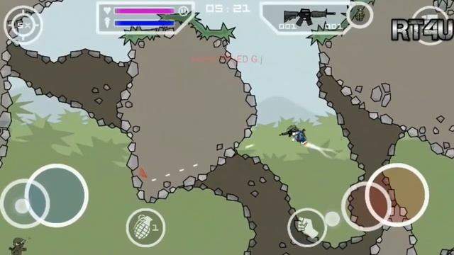 Mini Militia - Fly through walls, Unlimited Health, Invisible, etc - Android - WORKS ON MULTIPLAYER смотреть онлайн