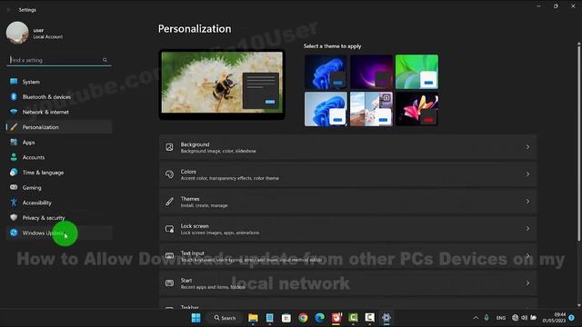 Windows 11 Home : How to Allow Downloads update from other PCs Devices on my local network смотреть онлайн