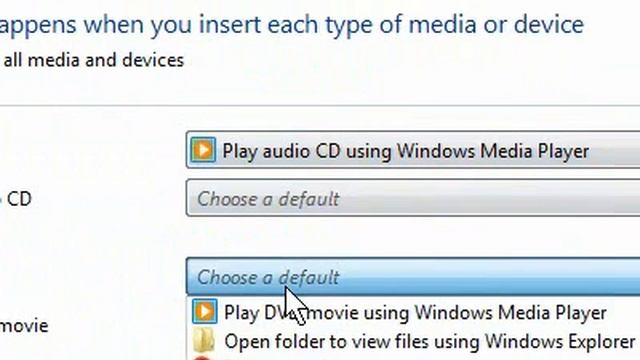 How to change default settings for media or devices in Windows 7 смотреть онлайн