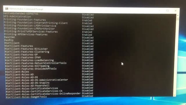PowerShell list Windows features смотреть онлайн