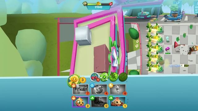 Plants vs Zombies 3 bambooshoots + Cabbadge-pult + Lighting reed Combo| Gameplay смотреть онлайн