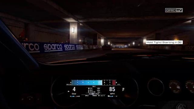 Grid Legends PC - Race replay in rainy conditions using G27 wheel. смотреть онлайн