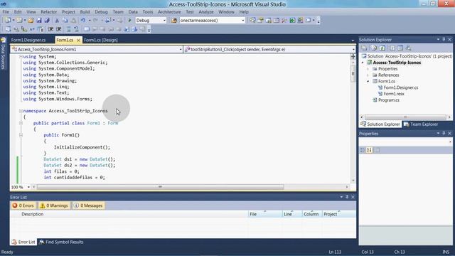 Curso Tutorial de C# en Español Capitulo 11 ACCESS ToolStrip VII смотреть онлайн