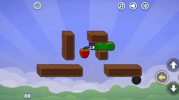 Apple worm Level 8 Solution #Appleworm #Apple_worm #solution