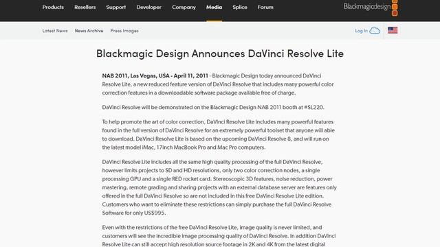 The Entire History Of DaVinci Resolve