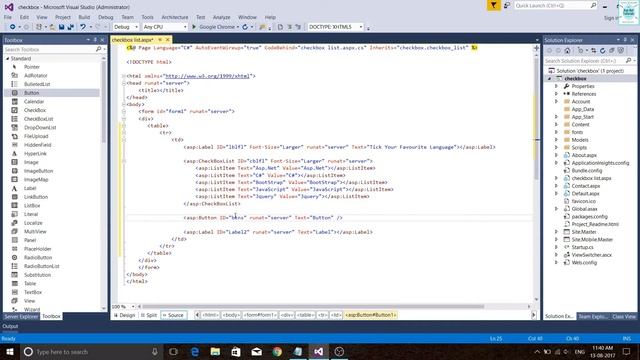 how to create a check box list in asp.net || visual studio 2015 смотреть онлайн