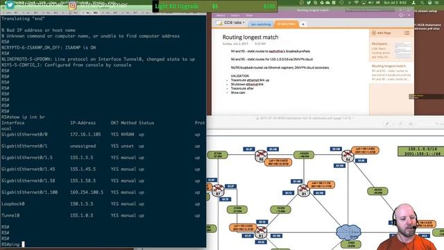 day 8 - routing longest match, floating static routes, смотреть онлайн