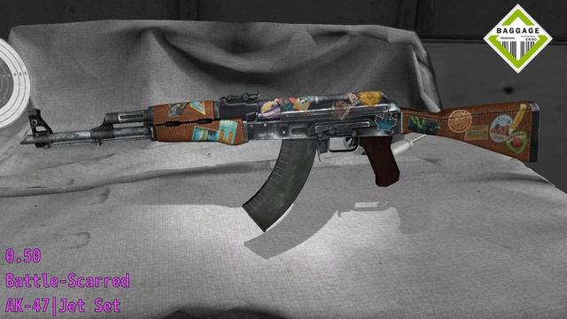 AK-47 Jet Set - Skin Wear Preview смотреть онлайн