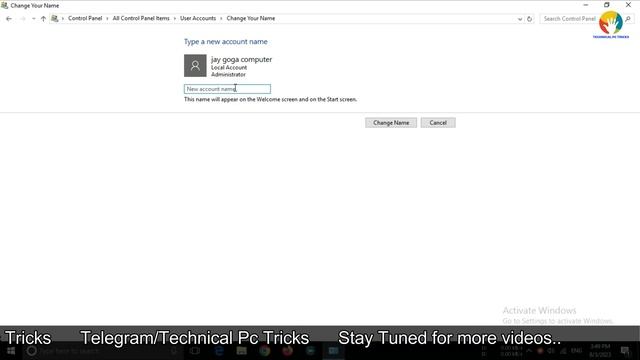How To Computer UserName Change Easy UserName Windows 10,11.8,8.1,7 || 2023 смотреть онлайн