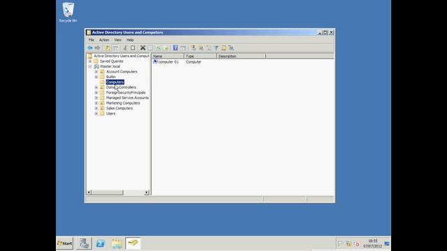 Joining A Computer To A Domain - Windows Server 2008 R2 смотреть онлайн