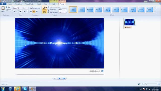 How to make a Intro in Windows Live Movie Maker смотреть онлайн