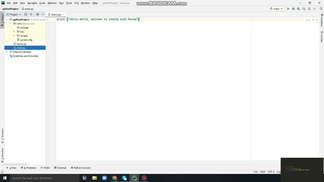 python introduction by Coding with Param смотреть онлайн