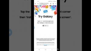 how to use try galaxy on your android/ios