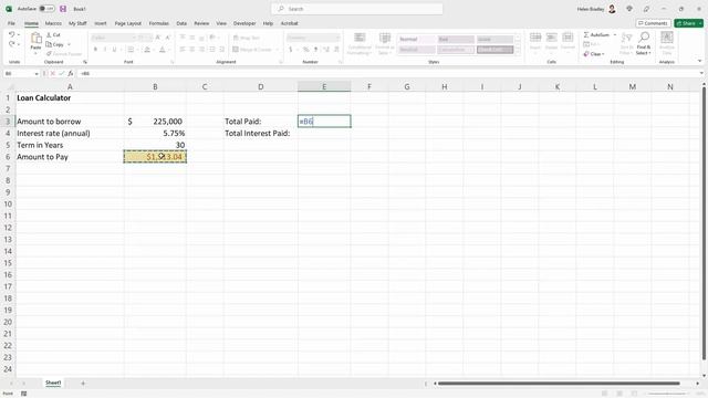 Calculate Loan Repayments in Excel смотреть онлайн