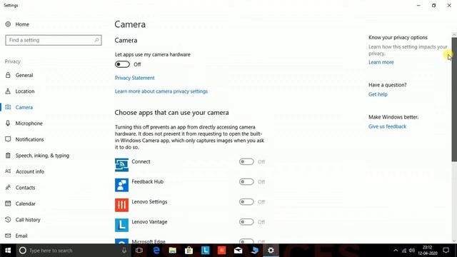 How to fix Camera Privacy error in windows 10 in hindi ! Privacy Error coming in windows 10 Camera смотреть онлайн