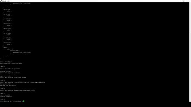 Initial Configuration Walkthrough | Juniper SRX смотреть онлайн