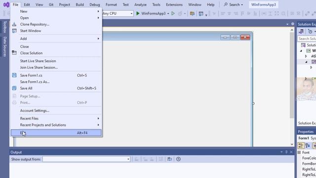VB.net & C# Visual studio 2022: Solve error This windows is not supported for the selected project смотреть онлайн