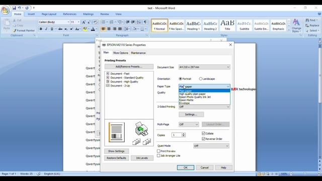 Epson M2110 Printer How To Print ll How To Print Settings / Configure To Epson M2110 lമലയാളം смотреть онлайн