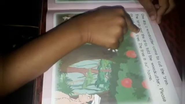 The apple tree Story - U. K. G Story | My first story book reading(Sayan) | Book story for children смотреть онлайн