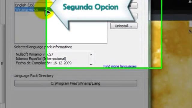 Como cambiar el idioma del Winamp смотреть онлайн