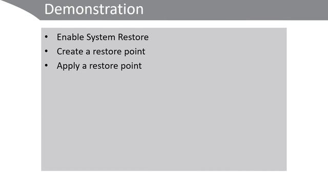 66 11 3 Configure System Recovery–Part 1 смотреть онлайн